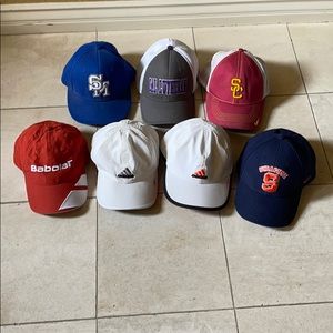 Lot of 7 men’s baseball caps & athletic hats